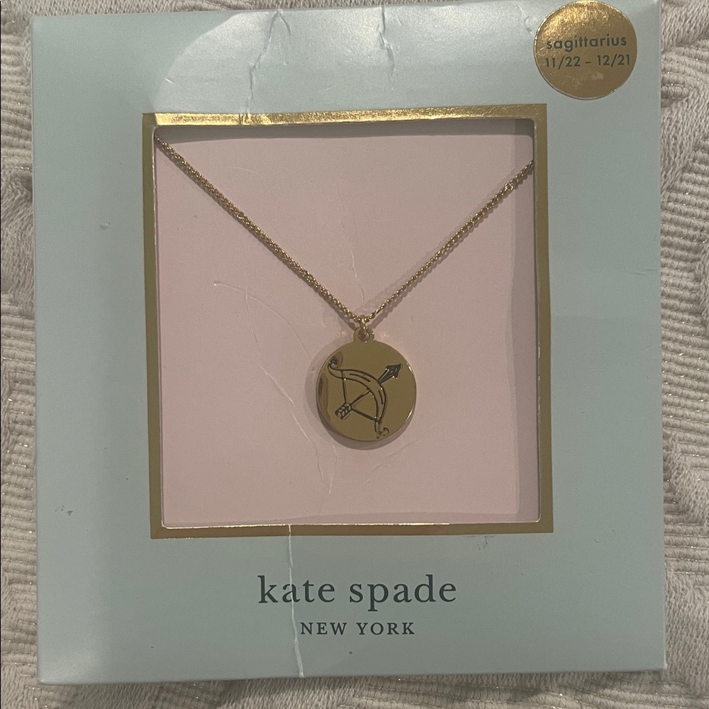 ♐️ Kate Spade Gold Zodiac Pendant Necklace ♐️